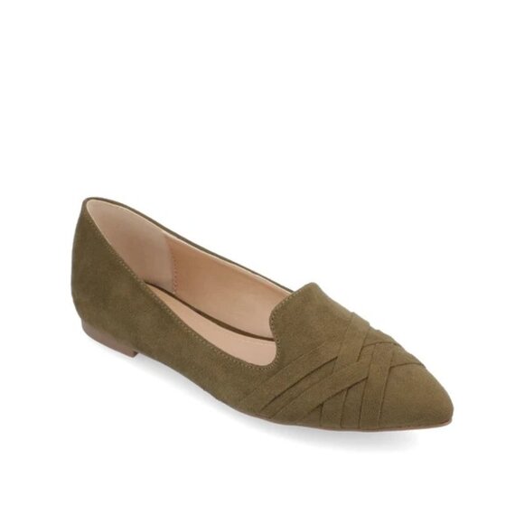 Journee Collection Women's Mindee Pointed Toe Flats - Picture 1 of 6